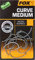 Fox Edges Armapoint Curve Shank Medium Hooks - 10 Karpfenhaken, Angelhaken zum Karpfenangeln, Haken für Karpfen, Boiliehaken, Größe:8