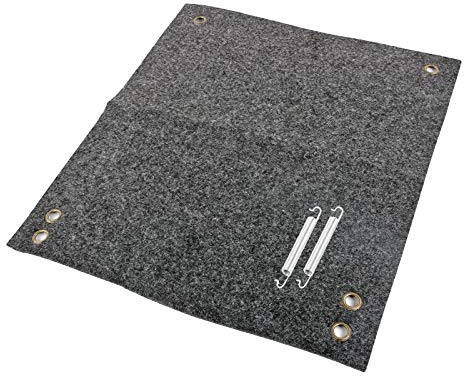 freizeit Fußmatte für Trittstufen Wohnwagen Wohnmobil Fußmatte, 45x40 cm, grau