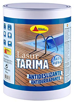 Promade - Lasur Protector de Tarimas - Antideslizante Incoloro al Agua - 4 L