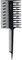 Peine, 4 colores tinte para el cabello peine pelo highlight seccionamiento peine tinte para el cabello tinte colorante herramientas de peinado 8.46 x 2.95inch ABS (Negro)