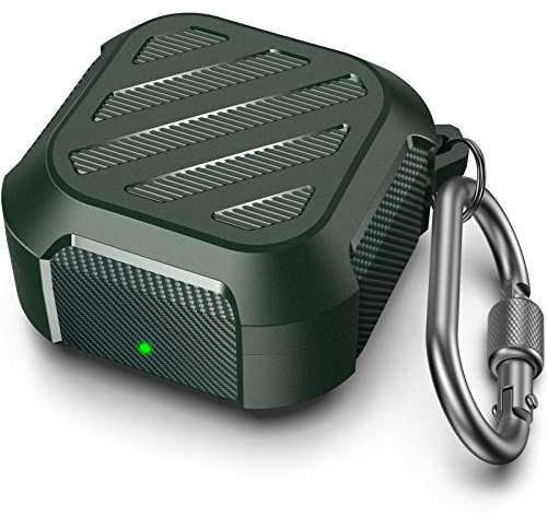 Samsung Galaxy Buds FE Case - Shock-Proof Rugged Protective Cover, Supports Wireless Charging