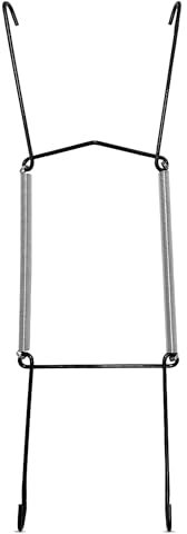 WINSOME Appendini invisibili per piatti da parete, decorativi per piatti, ganci a molla, adatti per appendere alla parete (gancio per piatti nero, 36-46 cm)