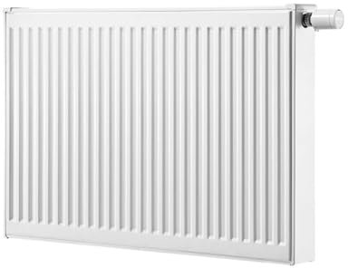 Buderus Flachheizkörper VCM-Profil Typ 22 500 x 1400 mm Logatrend rechts mit Wandbefestigung FMS