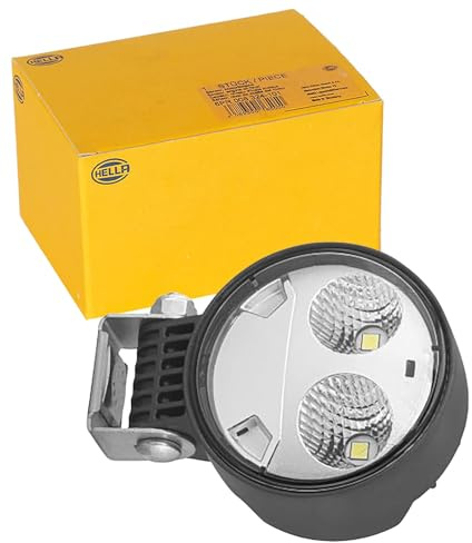 HELLA 1G0 996 776-011 LED-Worklight - Modul 70 S - 12/24V - 1000lm - Bolted/mounting - Swivelling Mounting Bracket/Suspended/Vertical - Long-range illumination - Plug: DEUTSCH plug - Quantity: 1