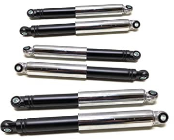 Tieferlegung Set 6x Stoßdämpfer Schwarz 320mm + 310mm passend für Simson Krause DUO – Hydraulisch