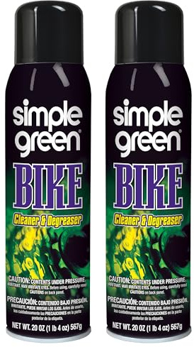 Simple Green Bike 20oz Aerosol Cleaner and Degreaser (2 Pack)