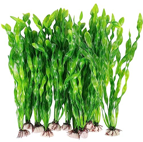 Wasserpflanzen für Aquarien 10 Stück Aquarium Pflanzen Künstlich Aquarium Pflanzen Ornament Aquarium Pflanze Fisch Tank Dekoration Künstliche Aquarium Deko Pflanzen Für Aquarien Alle Fische Sicher