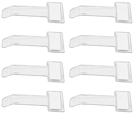 TAFACE Lot de 8 porte-tickets de voiture transparents, porte-tickets de parking, porte-cartes avec colle, porte-tickets de pare-brise de voiture transparent, convient pour les porte-tickets de pièces