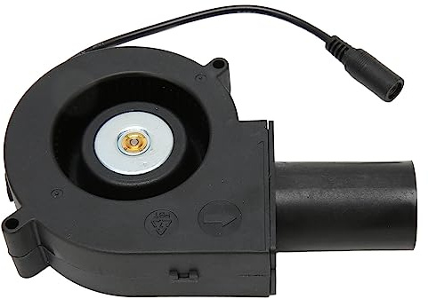 Annadue 97 X 33 Mm Gebläse, 12 V, 2,85 A, 6000 U/min, Bürstenloser Metallflügel Gebläse, Dual Kugellager, Schnell Abkühlendes Gebläse für Heimwerker Kühllüftung (EU-Stecker)