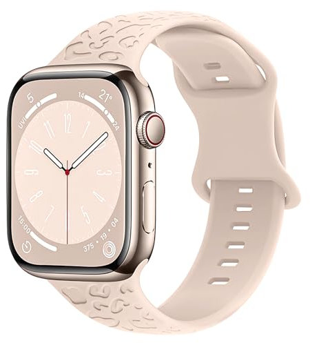 MARICATO Cinturino sportivo aggiornato compatibile con cinturini Apple Watch da 49 mm 45 mm 44 mm 42 mm, cinturino regolabile di ricambio per iWatch serie 9, 8, 7, 6, 5, 4, 3, 2, 1, SE (Rosa Sabbia