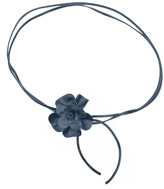 collezione alessandro Bindegürtel Blüte Lederband mit echt Leder Blüte