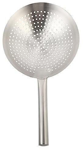 Hoement Edelstahl Feinsieb Mit Griff Für Suppen Und Flüssigkeiten Filterlöffel Für Küche Und Restaurant Leicht Und Tragbar