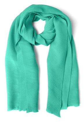 CECIL Damen B572649 Cozy Plissee Scarf, Aventurine Green, A