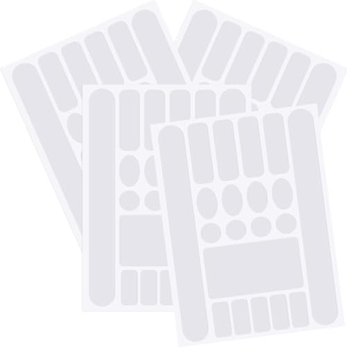 SULIUDAJI 4 Piezas Pegatina Protector de Cadena Bicicleta, Pegatinas Cuadro de Bicicleta Antiarañazos, Protección del Cuadro de la Bicicleta, para Bicicleta de Montaña/Carretera