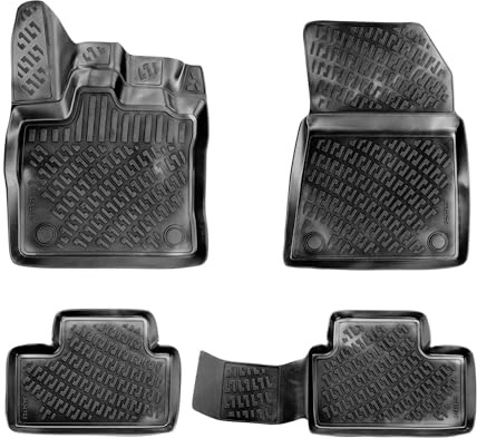 fussmattenprofi.com 3D Gummimatten Set für Mitsubishi ASX Baujahr ab 2023 | Extra Hoher 5cm Rand Allwetter Auto Fussmatten I TPE Geruchlos rutschfest Fußmatten Zubehör