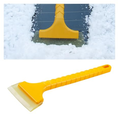 Adunsiaoto Grattoirs Glace Long Manche Voiture, Grattoir Pare-Brise Raclette Neige Glace Anti Givre Vitre Voiture, Grattoir Pare-Brise Voiture Grattoir Givre Dégivreur Neige Brosse Neige Pelle