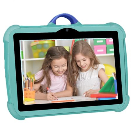 Stronrive Tablette PC 7 Pouces, Batterie 4000 mAh | Tablette pour 4 Go + 64 Go - Tablette légère avec Batterie 4000 mAh, Tablette Polyvalente avec Double caméra