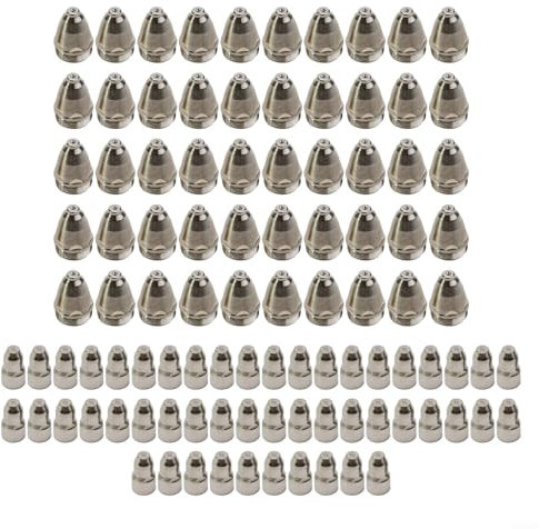 LVYXON Plasmaschneider-Verbrauchsmaterialien-Set, kompatibel mit CUT-70 bis CUT-120 Maschinen (1,1 mm), 100 Stück