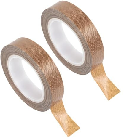 Veemoon 2rollen Ptfe Klebeband Hochtemperaturbeständig Selbstklebend Antihaft Isolierband Für Vakuumierer Und Lebensmitteldichtband
