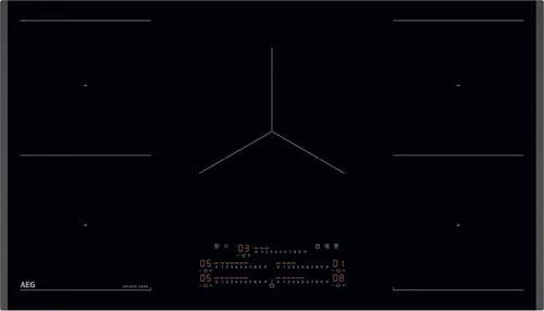 TK95IN00FB - Placa de cocina de inducción, 5 fuegos, color negro