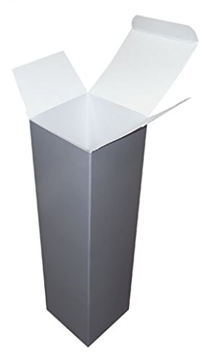 Silver Christmas Cardboard Wine Bottle Presentation Gift Boxes Qty 20 Boxes