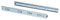 Emuca 3028905 Set Schubladenführungen, vollauszug mit Rollen, Verzinktem, 650 mm