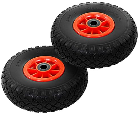 vidaXL Sackkarrenräder 2 Stk. Massives PU 3,00-4 (260 x 85)