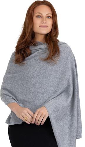 Manio Cashmere 100% Cashmere Knitted Wrap Pashmina Shawl Extra Large Scarf Stole for Women Travel
