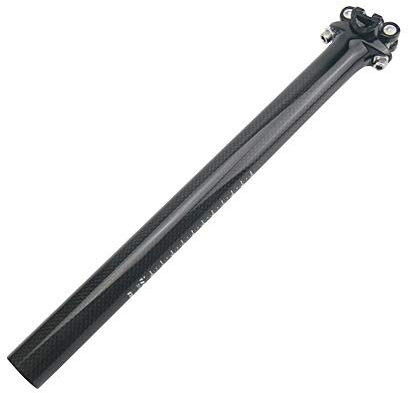 Fahrradsattelstütze, 27,2 RXL SL Carbon-Sattelstütze, Rennrad, Karbon-Sattelstütze, Carbon-Fahrradsattelstütze, Karbonfaser, schwarz, 3 K, matt, 350 mm, MTB-Sattelstütze