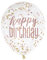 Unique Party- Ballons, 84926, Or Rose