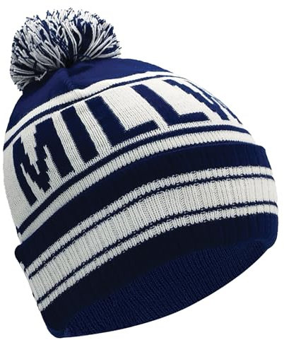 Partisan Millwall No One Likes Us Bommelmütze, Marineblau & Weiß, blau, Einheitsgröße