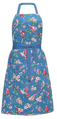 ETLEE Küchenschürze für Damen, Kochschürze für Frauen mit Tasche, Schürze aus Baumwolle für Kochen, Backen, Malen, Hausarbeiten usw.