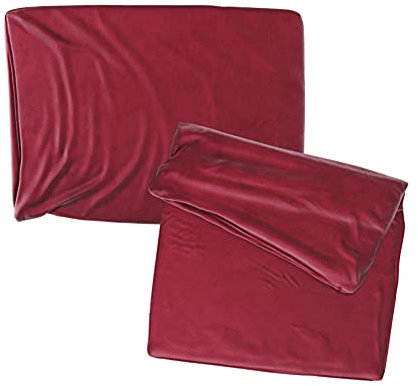 RC ocio Cojines Sofa 35x50 Color Frambuesa Pack de 2 Fundas de cojin Decorativos para Sofa, Cama, Salon/Funda de Terciopelo Elegantes y Modernas para la decoración del hogar sin Relleno