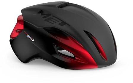 MET Manta MIPS Helm schwarz/rot