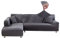 Jaotto Sofa Überwürfe Sofabezug Elastische Spandex Stretch Sofabezüge Couchbezug für L-Form Sofa Universal Waschbar Sofaüberwurf 2er Antirutsch(3 Sitzer+4 Sitzer,Grau)
