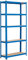 Rhino Racking Scaffalatura per garage resistente – 200 kg di carico per ripiano – 1000 kg per unità – 180 x 90 x 30 cm – blu – 5 ripiani – scaffalatura per capanno