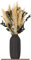 3D Vase Dekovase Stella XL 38cm Bodenvase Deko Vase für Pampasgras Trockenblumen Grau