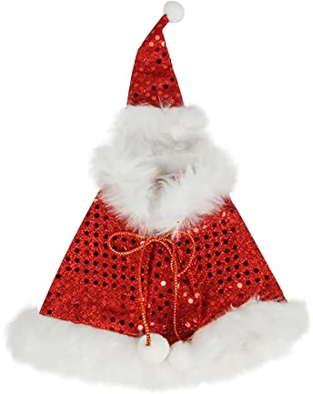 Juego de navideño Decoraciones creativas de de Papá Noel Juego de botellas de navideño Garrafa Cristal Azul
