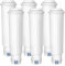 AQUA CREST Water Filter, Activated Carbon, 6 Pack, Model AQK-C05, TÜV SÜD Certified, For Melitta® Filter Cartridge, Nivona®, Krups® F088, Bosch®