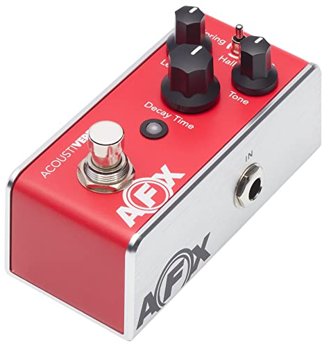 FISHMAN AFX AcoustiVerb Pedal, Mini Reverb, rot