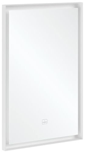 Villeroy & Boch Subway 3.0 Spiegel mit LED-Beleuchtung, Rechteck, 500x750x47,5 mm, A46350, Farbe: White Matt
