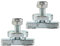 Schraubfitting Airlineschiene 2er Set 10x40 Schraubaufnahme Zurrschiene Fitting