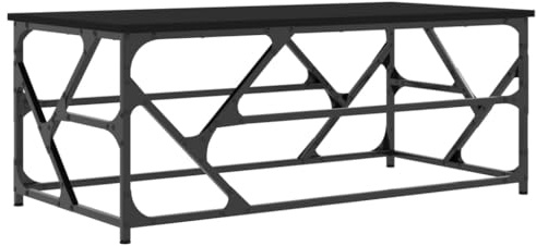 vidaXL Couchtisch Schwarz 100x50x40 cm Holzwerkstoff