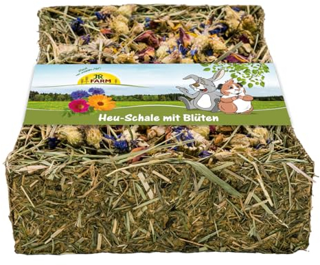 JR Farm Heu-Schale mit Blüten 100 g