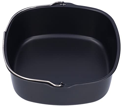 Form Für Heißluftfritteuse, Backform Kuchenform Airfryer zubehör Kuchenpfanne Brotbackkorb Kuchenfass-Fritteuse für HD9925 HD9860 HD9905 01 (22cm)