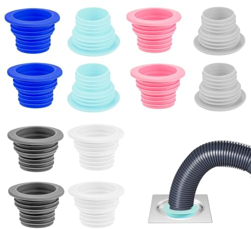 12 Pièces Bouchon Anti Odeur Machine à Laver Tuyau Bouchon d'étanchéité Bouchon D'étanchéité de Tuyau D'évacuation Convient aux Tuyaux D'égout de Cuisine et de Salle de Bain