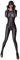 GKLWEJ Bodystocking, Catsuit Sexy Ouvert Reizwäsche mit Kapuze, Strumpfhose Glänzend Öl, Strumpfhosen Damen Glänzend, Body für Frauen Plus Size Schwarz