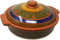 Housetronics Earthen Clay Cooking Pot, Karahi Kadai Wok for Biryani, Chicken,Curry,Rice Cooking/Serving, Mitti Kadai Karahi, Open Fire/Gas Top, with Lid, Large Size 4KG