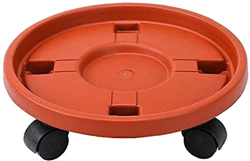 KWMAEEUID Roues Rondes pour Pot de Fleurs, Support pour Pot de Fleurs – Rond, Support pour Pot de Fleurs, Plateau Roulant Rond avec Roues universelles pour l'intérieur et l'extérieur