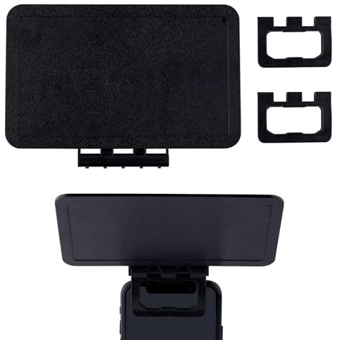 Gosknor 2 Stück Sonnenschutz fürs Handy, Blendfrei/Reflektierend, Verstellbar Auto Handy Sonnenschutz Abdeckung Passend für iPhone und alle Smartphones Outdoor Reisezubehör